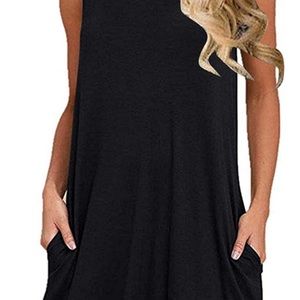 Women’s jersey knit dress with pockets